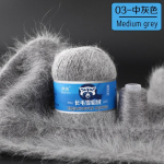 50+20g/komplekt Long Plush Mink Ka&scaron;miirl&otilde;ng Peen kvaliteetne k&auml;sitsi kuduv l&otilde;ng naistele kardigan sall sobib
