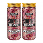Rahustav roosa vannisool (2 x 250 g), Soothe Rose vannisoola komplekt, YOGAFY