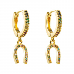 Naiste r&otilde;ngask&otilde;rvar&otilde;ngas Bohemian O-kujuline loominguline riisihelmed liialdatud tarvikud k&otilde;rvar&otilde;ngad OneSize roheline