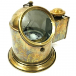 Antiikne Gimbal Nautical antiikne messingist kompassi pulmakink Vintage Marine Binnacle Boat Oil Lamp