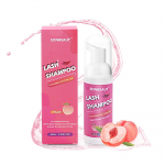 EONBEAUT 60ml Ripsmed Peach Shampoo Brush Silmaripsmed Puhastus Vaht Meigit&ouml;&ouml;riistad Liimi Eemaldaja Pikendustarvikud