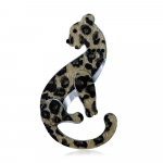 Blucome kvaliteetsed Leopard Animal prossid naistele Ehted Perfect Handmade Akr&uuml;&uuml;l Kohandatud haakn&otilde;elad Ehted Aksessuaarid must
