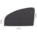 Magnetilised autokardinad Auto p&auml;ikesevari UV-kaitsega autoakna p&auml;ikesevari katteakna v&otilde;rk p&auml;ikesesirm Suvine kaitseaken 1Pc front row gray