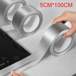 Veekindlad ja &otilde;likindlad kleebised k&otilde;rge temperatuuriga alumiiniumfooliumist k&ouml;&ouml;gipliidi kraanikausi vahe ilu&otilde;mbluskleebised WC-poti hallitusevastane teip 5cm*10m h&otilde;be