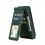 Rahakott Multi-Card Slot telefonikoti &uuml;mbris Samsung Galaxy Note 8 9 10 20 Plus Ultra A6 A7 A8 J6 J8 &uuml;mberp&ouml;&ouml;ratava nahast raamatukaane jaoks For Note 20 roheline