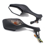1 paar mootorratta tahavaate LED-suunatulede k&uuml;ljepeegleid, must 2008-2013 Honda CBR1000RR CBR 1000RR 2010-2012 VFR1200 clear-fold gray