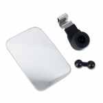 Reguleeritav autosalongi pimenurga lisapeegel, raamita 360-kraadine lainurk tahavaatepeegel, automaatne 1pc A set