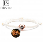 EthShine'i isikup&auml;rastatud 925 h&otilde;bedase ringiga fotok&auml;ev&otilde;ru projektsioon k&auml;ev&otilde;rud kohandatud fotok&auml;ev&otilde;ru paarile m&auml;lestuskingitus naistele S925 White C