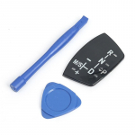 Auto k&auml;iguvahetusnupu paneeli k&auml;igukangi nupu katte embleem M j&otilde;udluskleebis BMW X1 X3 X5 X6 M3 M5 F01 F10 F30 F35 F15 F16 jaoks long with M logo