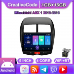 10-tolline Android Carplay jaoks Mitsubishi ASX 1 2010-2016 autoraadio Multimeedia videopleier GPS-navigatsioon WIFI 2+32GB 1+16GB