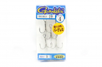 Gamakatsu 66224 Treble Hook Treble 19, suurus 4 (0746)
