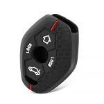 Auto v&otilde;tme FOB kestahoidiku katte&uuml;mbris BMW X3 X5 Z3 Z4 3 5 7 seeria E38 E39 E46 E83 jaoks 1998-2005 punane