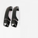 For Volkswagen Scirocco Third generation 2008-2018 car 2 door handle BOWL CUP cover,carbon fiber pattern cover without smart entry