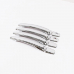 Exterior chrome silver car Side Door Handle bowl cup Cover Trim For Hyundai Sonata Viv Prima EF Sonica 1998-2004  2001 2002 double key holes