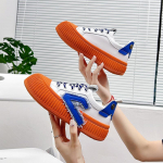 Uued Y2k paksu tallaga jalan&otilde;ud naiste korea vabaaja tossud naiste trendiplatvormiga spordijalatsid 35 h&otilde;be