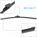 Wiper Brushes For SEAT Ibiza 6J MK4 2008~2017 Bumper Front Blade Rear Set Kit Window Windshield Windscreen Hatchback Rear Wiper