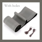 15-tolline/38 cm auto rooli kate Pehmest kunstnahast punutis roolirattal koos n&otilde;ela ja niidiga must