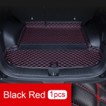 Kohandatud veekindel auto pagasiruumi matt AUTO saba pakiruumi alusvooder Cargo vaibapadja lisatarvikud Hyundai Tucson NX4 2022 jaoks Black 1pcs black