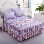 3 TK/1 komplekt Voodipesukomplekt Voodi seelik 2 tk padjap&uuml;&uuml;ridega Voodikate Madratsi katte printimine Voodikatte 200x220cm 3PCS/1 Set