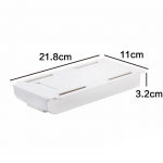 1 arvuti isekleepuv peidetud hoiukarp laua all Meigiabivahend laua all Hoiasahtel Organiseerimiskarp Kirjatarvete hoiukoht XYZ valge