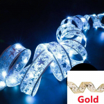 LED-haldjas lintvalgustid j&otilde;ulukaunistus j&otilde;ulupuu kaunistus vibud tuled string Navidad Natal kodukaunistus 10M-100 LEDs