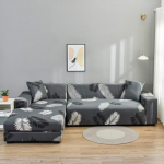 Prinditud nurgadiivanikatted elutuppa elastne spandex diivanikate, veniv kattekiht, L-kujuline diivan, vaja osta 2tk diivanikatet Small( 90-140cm)1pc