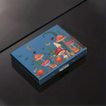 V&auml;rvilised seened Rfid krediitkaardihoidja &otilde;huke metallist kaardirahakott Visiitkaardihoidjad v&auml;ikesed kaardi&uuml;mbrised meestele naistele 10 cards sinine