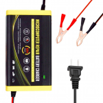 Auto akulaadija, 12V 6A intelligentne remondilaadija mootorratastele, autodele, maasturitele, kuivpatareidele, EU Plug mitmev&auml;rviline