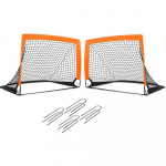 Kaasaskantav laste jalgpalliv&otilde;rk, kokkupandav jalgpallitreeningv&otilde;rk lastele m&otilde;eldud v&auml;listingimustes kasutatavate jalgpalliv&otilde;rkude jaoks