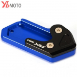 For KYMCO AK550 2017 2018    2022 Motorcycle Kickstand Extension Side Stand Plate Enlarger Logo ak kuld
