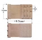 3 rida rinnahoidja pikendus 3 konksuga rinnahoidja rihma pikendus pehme rinnahoidja rihma pikendused naiste aluspesu v&ouml;&ouml; beež