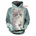 Kevad-s&uuml;gis meeste kapuutsid 3d hunditr&uuml;kiga pikkade varrukatega topid Street Vintage dressipluus Oversized kapuuts meestele riided pullover M