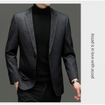 Kvaliteetne meeste&uuml;likond, kevad- ja s&uuml;gise uus trend, tippklassi vabaajar&otilde;ivad, &uuml;hekordne Western Business Casual &uuml;likonna jope 3XL