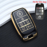6 nupuga TPU nutika v&otilde;tmega &uuml;mbrise kaane&uuml;mbris Kia Sedona Grand Carnival Sorento L580 kaitsehoidja tarvikud Key Case valge