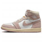 Air Jordan 1 Retro High OG Washed Pink Naiste Tennised Atmosphere White Muslin FD2596-600 36