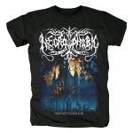 Dark Heavy Metal Necrophobic T-s&auml;rk Unisex Mood Suvised Topid Harajuku T&auml;navar&otilde;ivad Hip Hop O Kaelusega Puuvillased T-s&auml;rgid Unisex T-s&auml;rk L