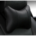 Car Neck Pillows Pu Leather head support protector black/red universal headrest backrest cushion easy install and must