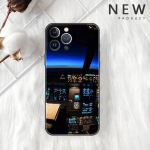 &Uuml;mbris Apple iPhone 11 13 12 14 Pro 7 Plus XR X XS Max 6 6S SE telefoni Funda Aviation Airplane Helikopteri piloodikabiini jaoks iPhone 14 Pro Max