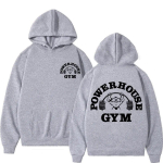Powerhouse Gym Geek Fitness Print kapuutsid Unisex naiste vabaaja vintage &uuml;lisuur dressipluus High Street Fashion Hip Hop kapuuts S gray