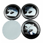 4 TK 56 mm auto ratta rummu korkide kleebised Holden Colorado HSV VE Cruze Captiva rehvi keskkatte m&auml;rgis ABS dekoratiivsed auto velje raami katte kleebised 4pcs/set must