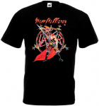 Slayer Show No Mercy V1 Black Trash Heavy Metal Unisex T-s&auml;rgid S