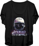 Avenged Sevenfold Espacio Casco Junior Dolman Unisex T-s&auml;rk S