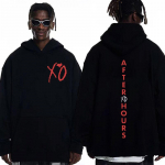 Singer The Weeknd Album Kahepoolse tr&uuml;kiga kapuutsiga meeste naiste mood Hip Hop kapuutsiga dressipluus Street Trend lahtised pulloverid S