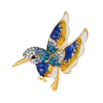 Fashion Bird Rhinestone sulamist naiste pross, kleit, kampsun, riided, ornament punane