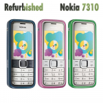 Renoveeritud Nokia Originaal Nokia 7310 Supernova 2G Avatud 2MP Mobiiltelefon 1 SIM-kaardiga No charger roosa