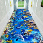 3D kolmem&otilde;&otilde;tmeline koridori vahek&auml;ik ristk&uuml;likukujuline kuldne teemant samet vaip veranda hotelli tervitus sissep&auml;&auml;su matt kohandamine 200*300cm