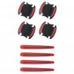 8 tk/komplekt praktiline k&auml;epide, isekleepuv kriimustustega helkurkile, veekindel kaitse, auto k&auml;epidemega uksekausi hoiatuskleebis