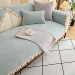 Tutt seelik-diivani kate Four Seasons universaalne diivanipadi &uuml;hev&auml;rviline libisemiskindel diivanipadi puuvillane diivanir&auml;tik elutuba 1pc 45x45 pillowcase