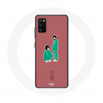 Samsung Galaxy A41 Case Squid m&auml;ng Ji Yeong number 240 ja Kang Sae Byeok number 067
