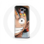 &Uuml;mbris Samsung Galaxy J6 2018 One piece Manga Luffy jaoks